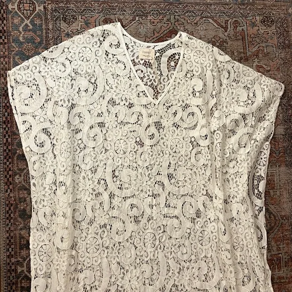 9SEED Cream Lace Caftan Kimono Coverup - NWOT!! Limited Edition! - Picture 8 of 10